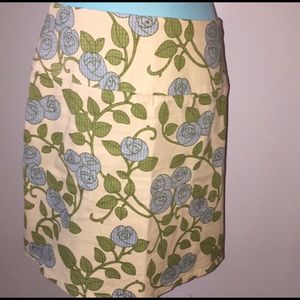 NINE & CO Floral Stretch Skirt